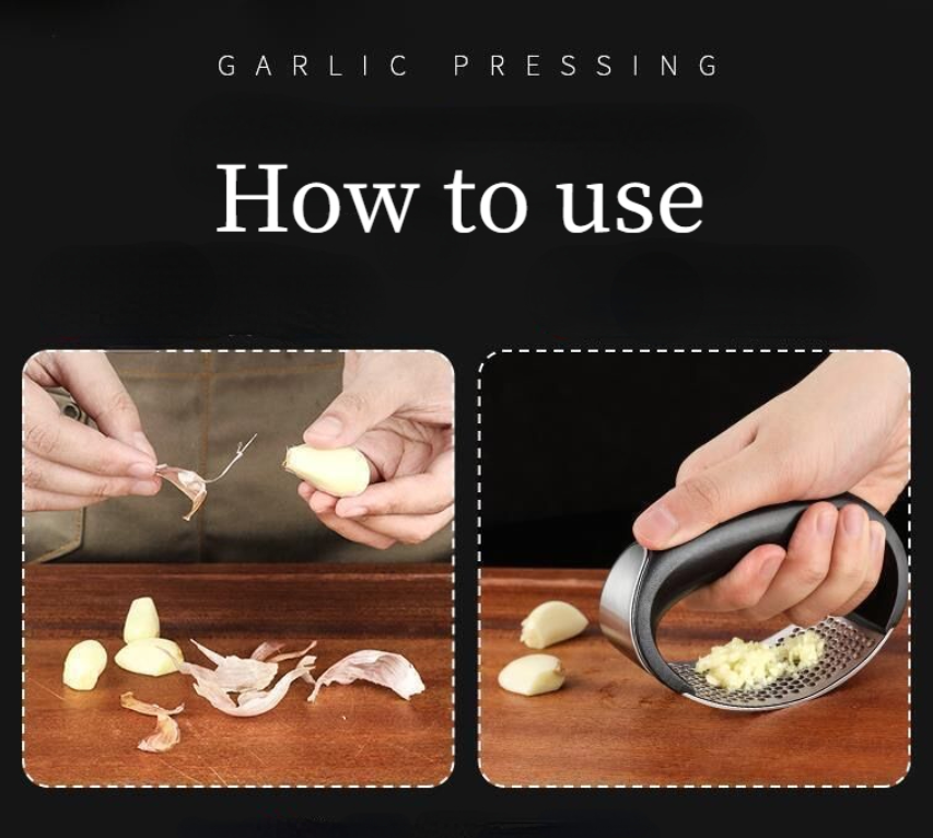 Stainless Garlic Press